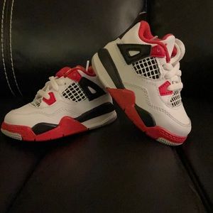 EUC Jordan Fire Red 4’s